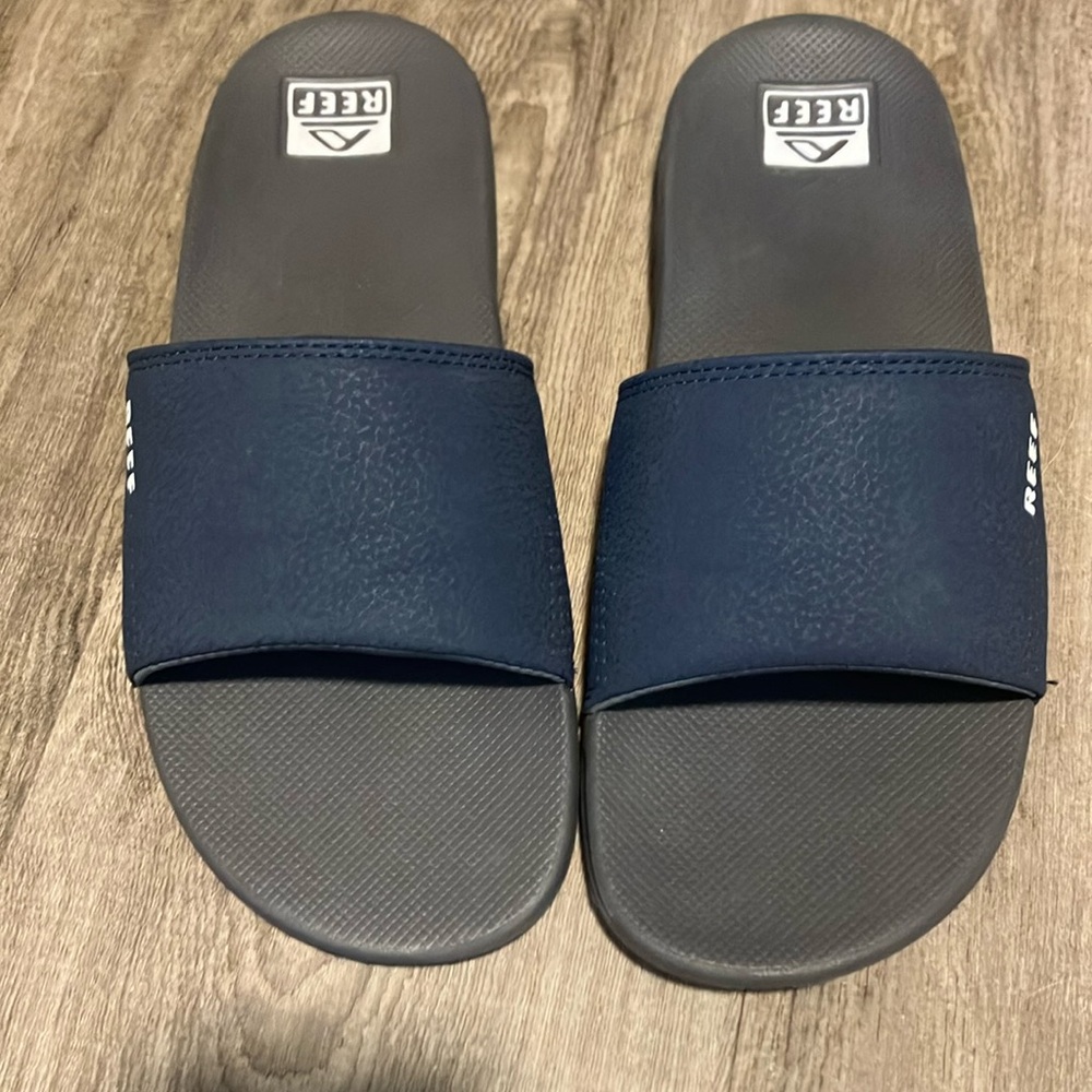Reef Mens Slide Sandals Blue Size 8
